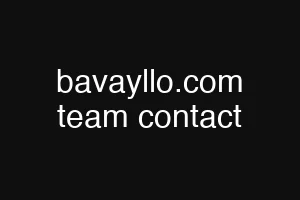 bavayllo.com team contact